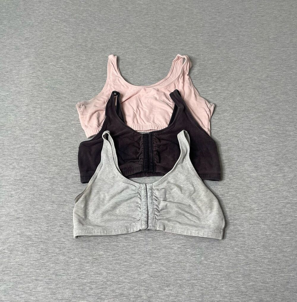 Fruit of The Loom Front Clip Sport Bra 3 PCS. Set - Size 40